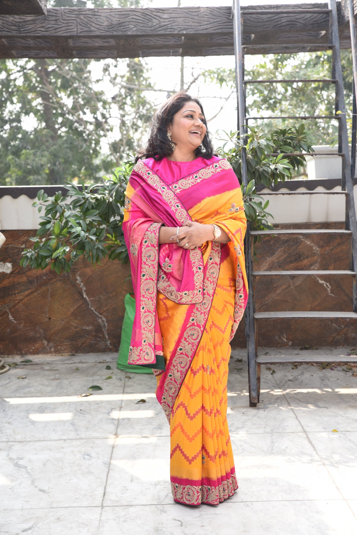 The Dolly Jain Ikkat Saree