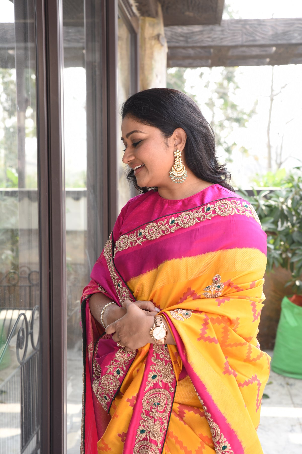 The Dolly Jain Ikkat Saree