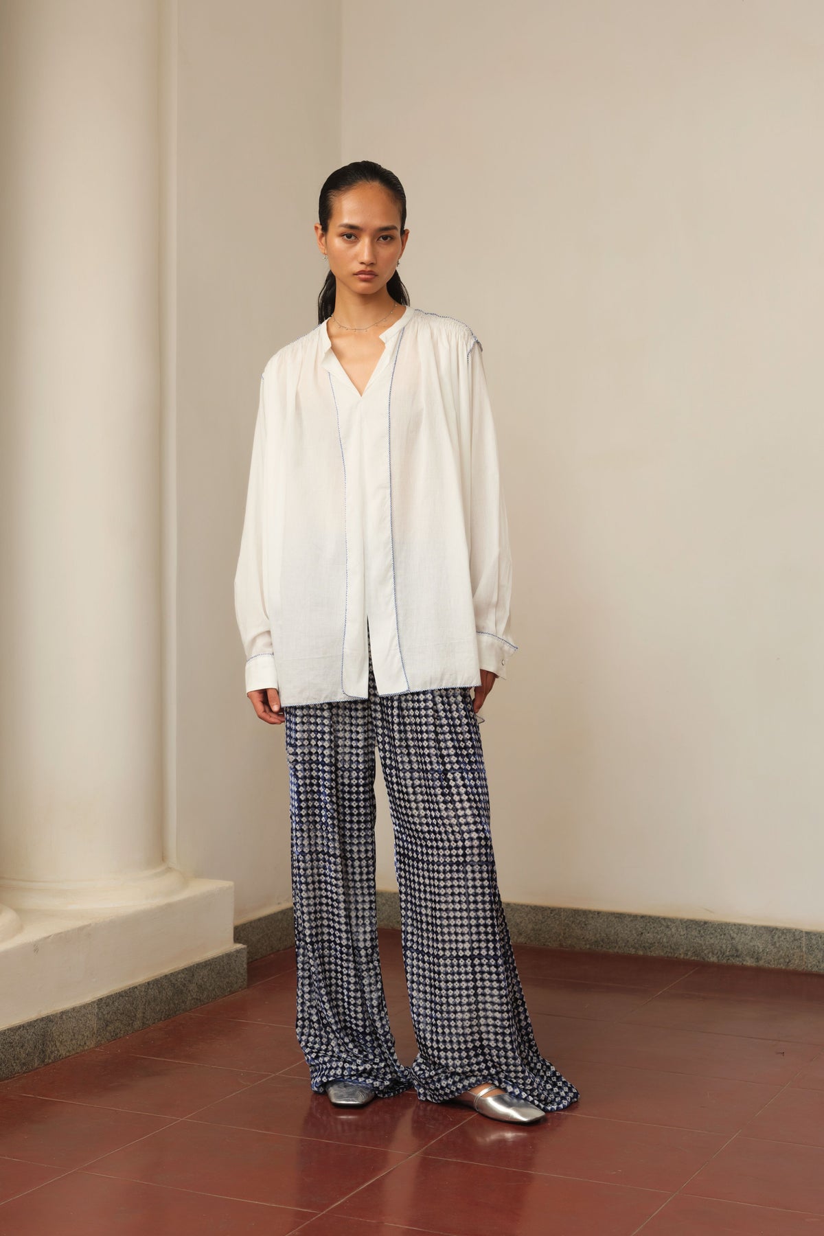 Cotton Voile Shirt and Trousers
