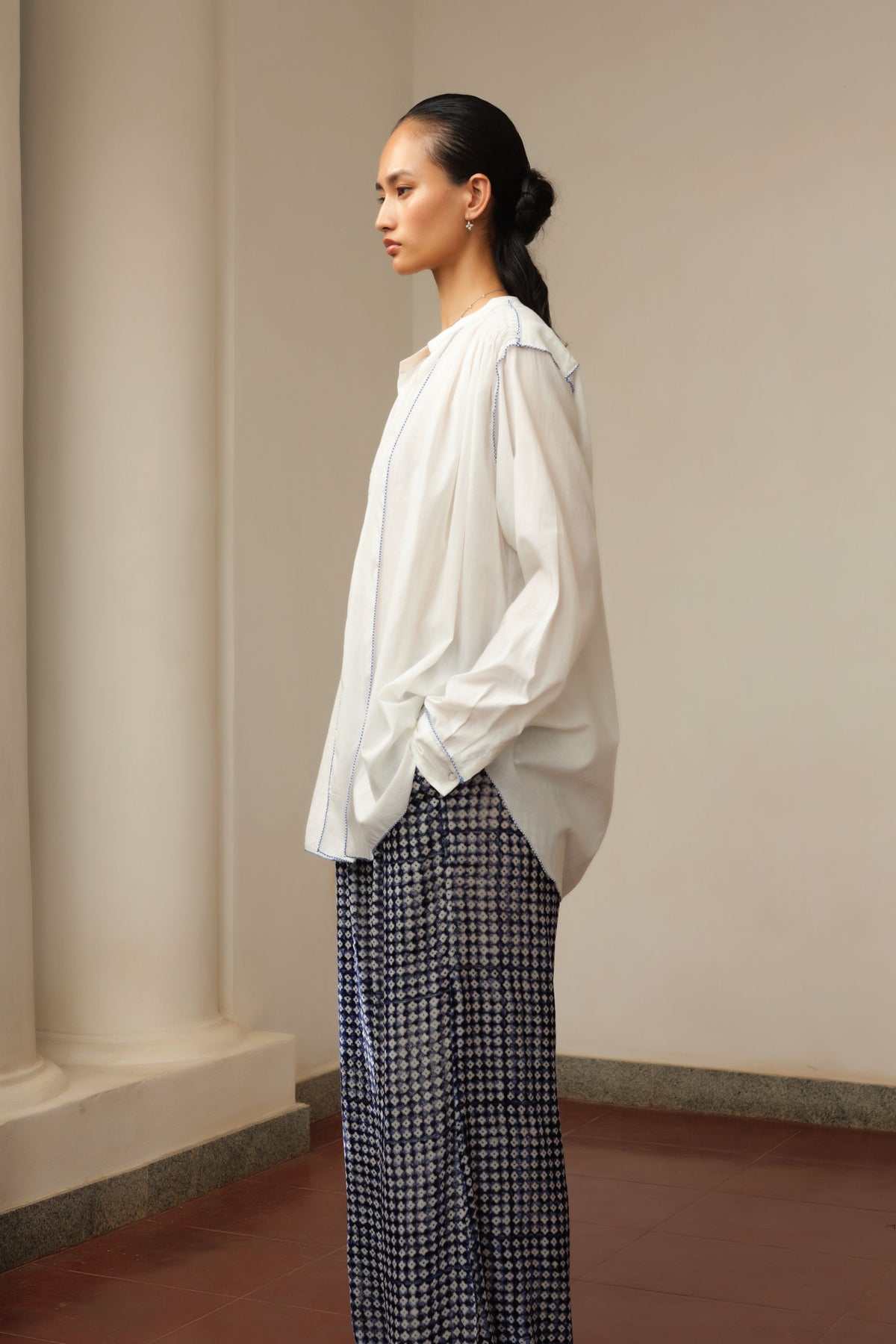 Cotton Voile Shirt and Trousers