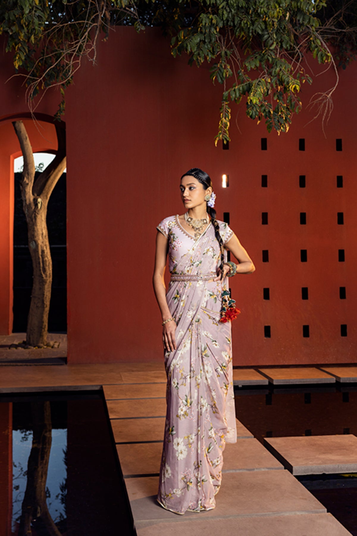 Kiara pre-draped saree