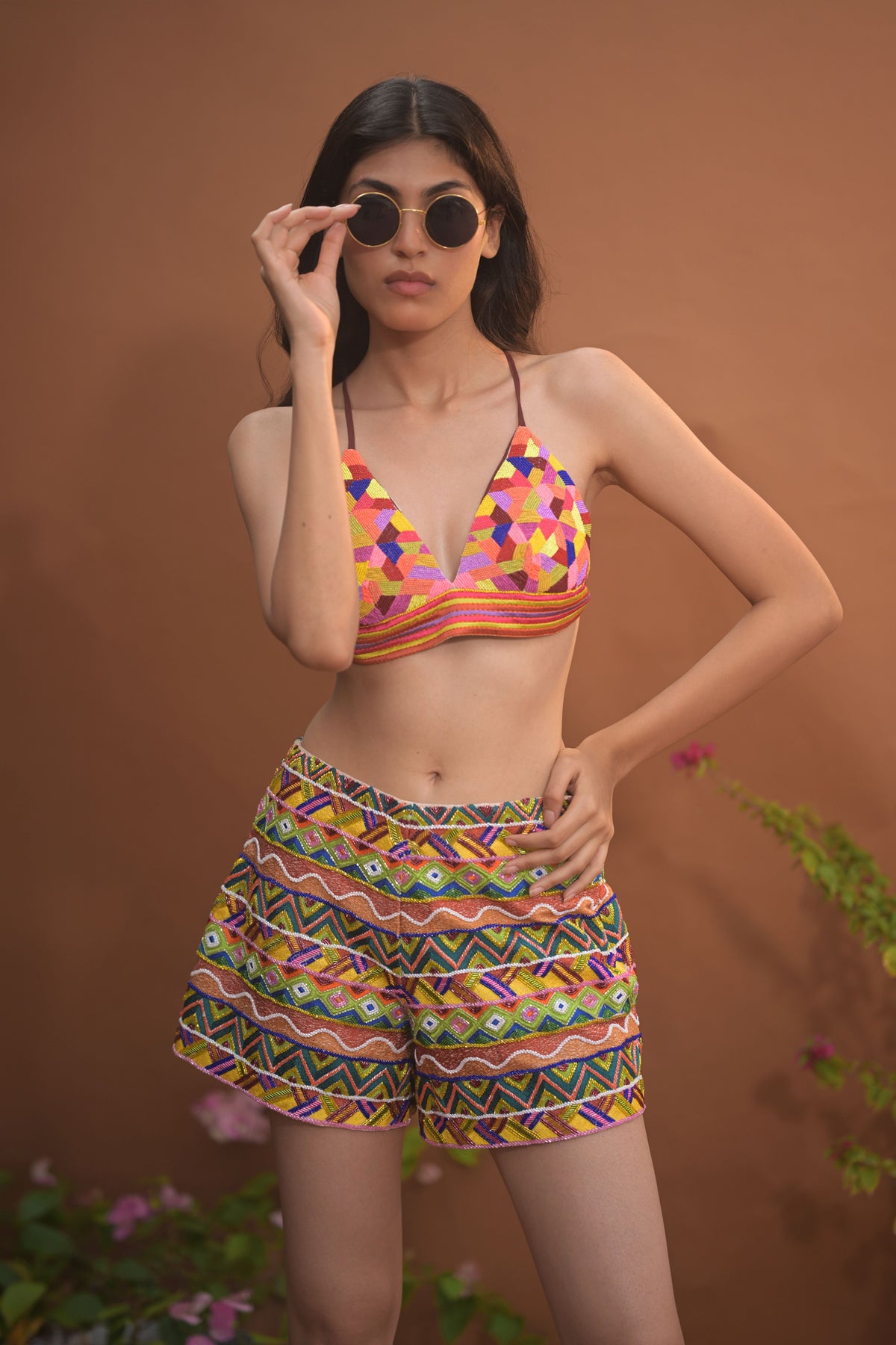 Marrakesh Embriodered Gypsy Shorts