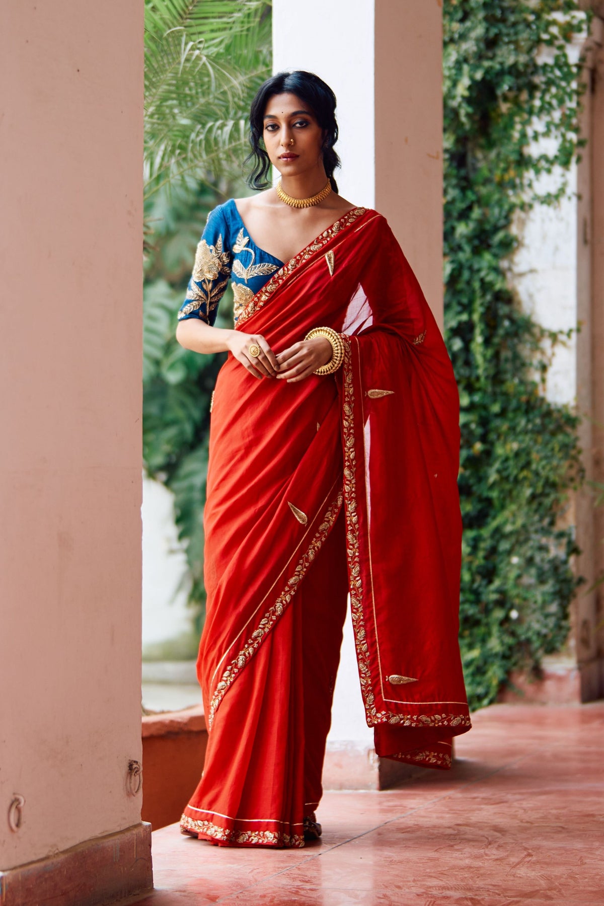 Seetaphool Rani Saree &amp; Blouse