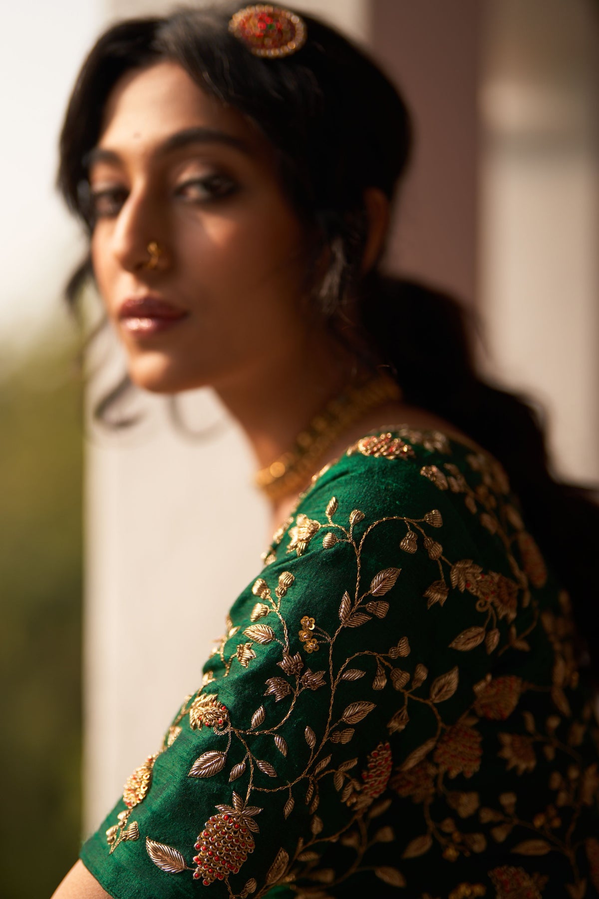 Rani Bahar Reshmi Lehenga Set
