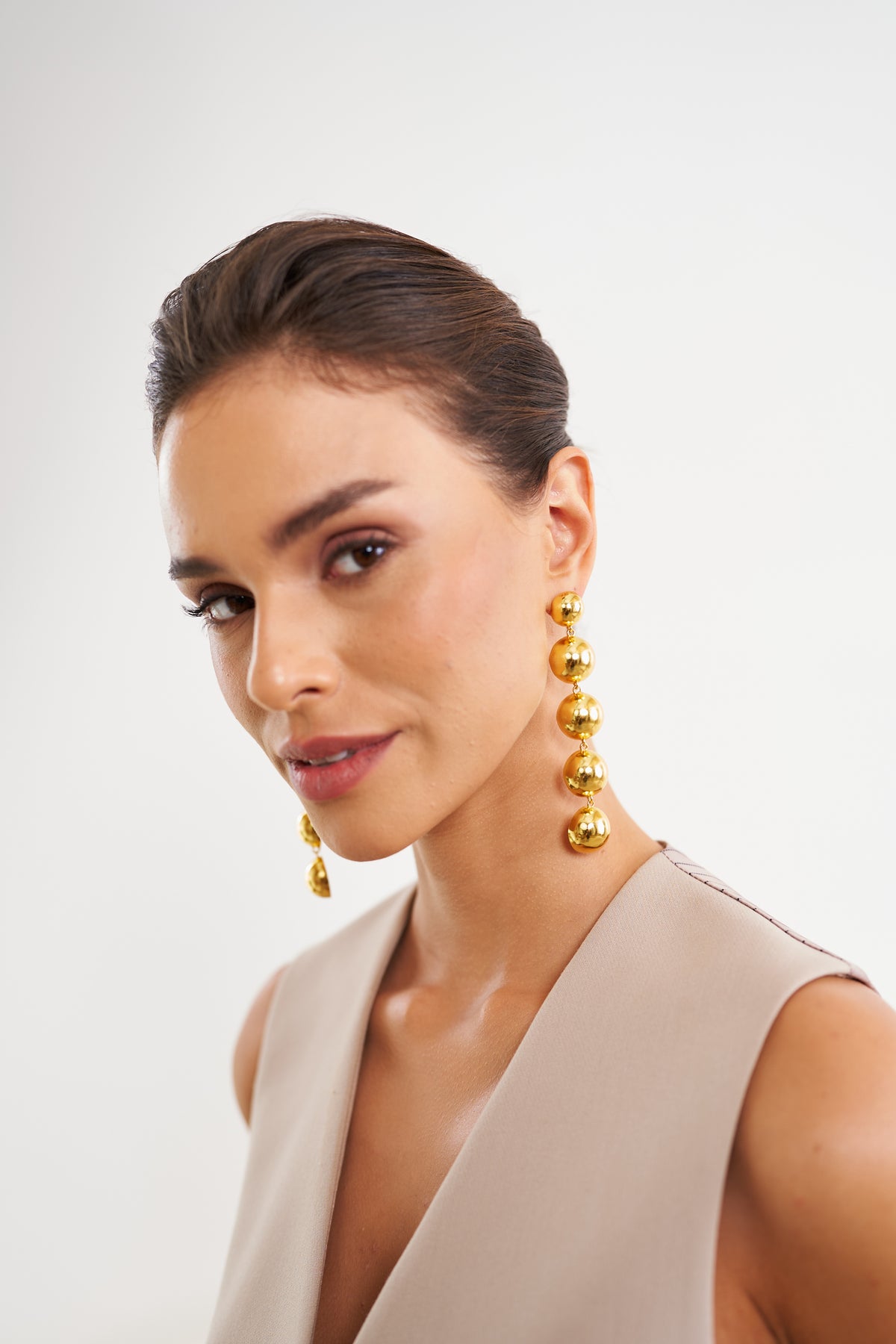 Gold Gloss Earrings
