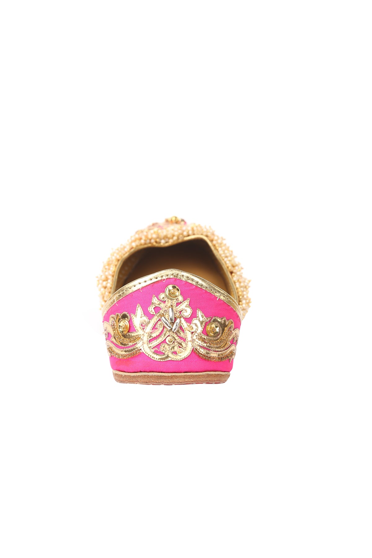 Sequence jutti in fuchsia piink