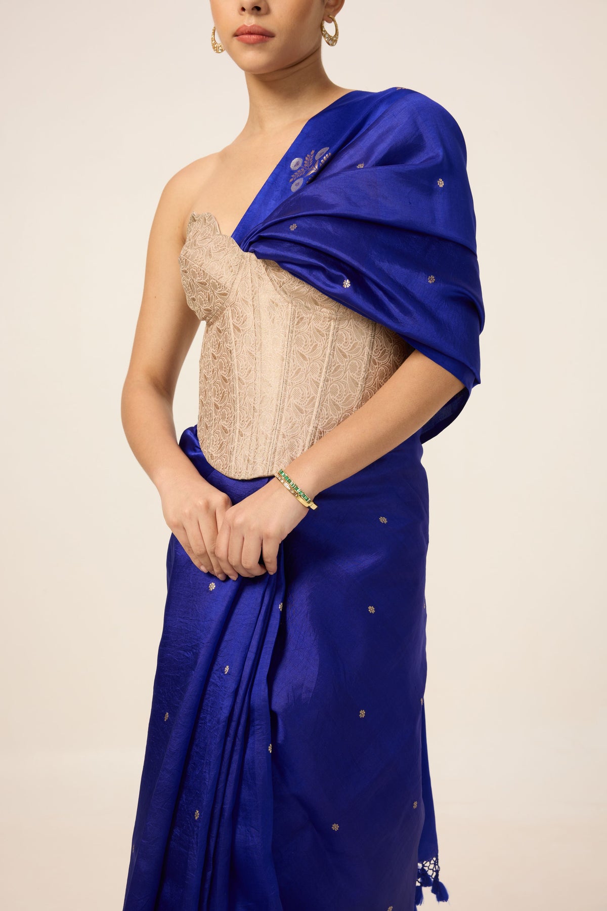 Indigo Blue Silk Saree