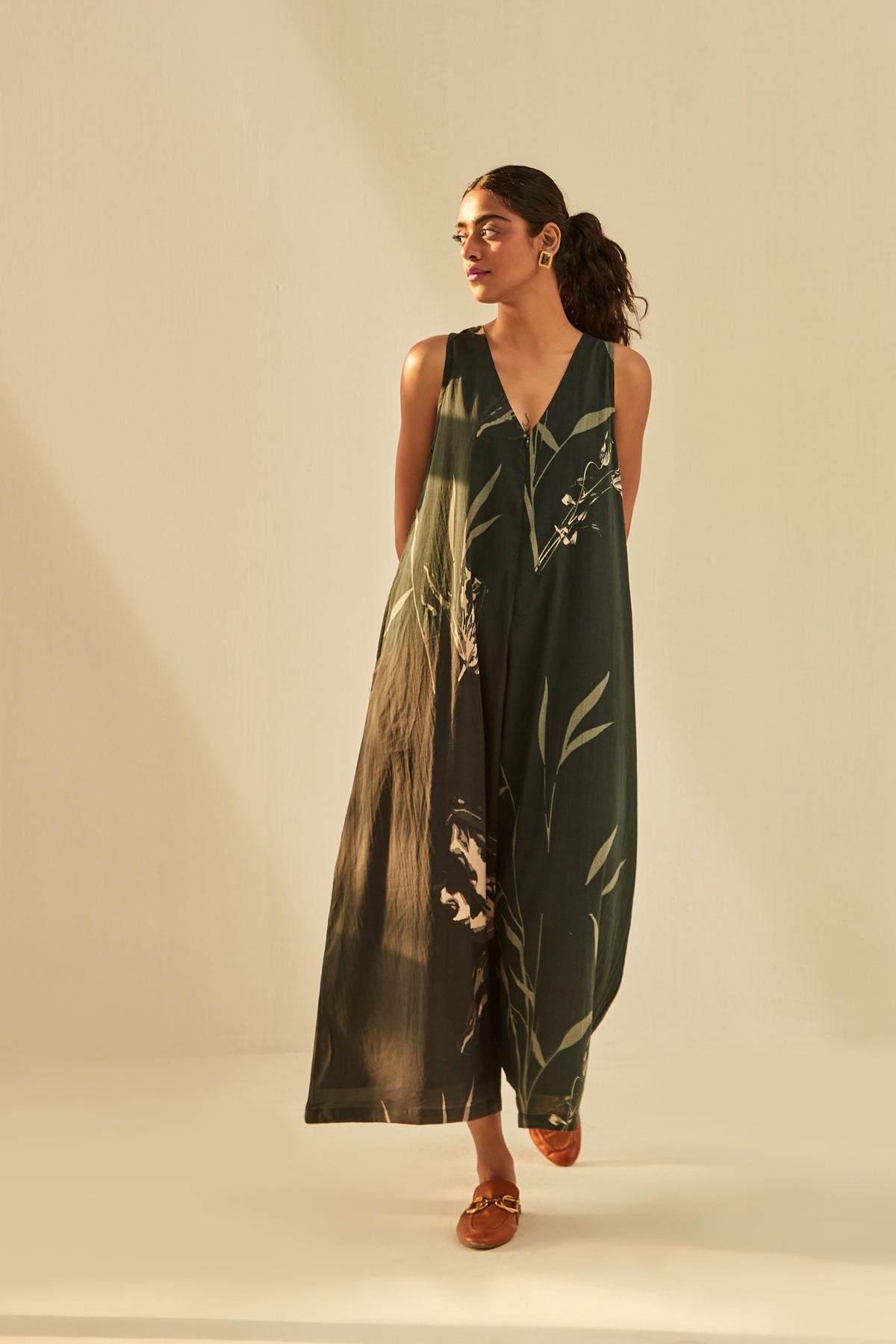 Twilight Black Green Jumpsuit