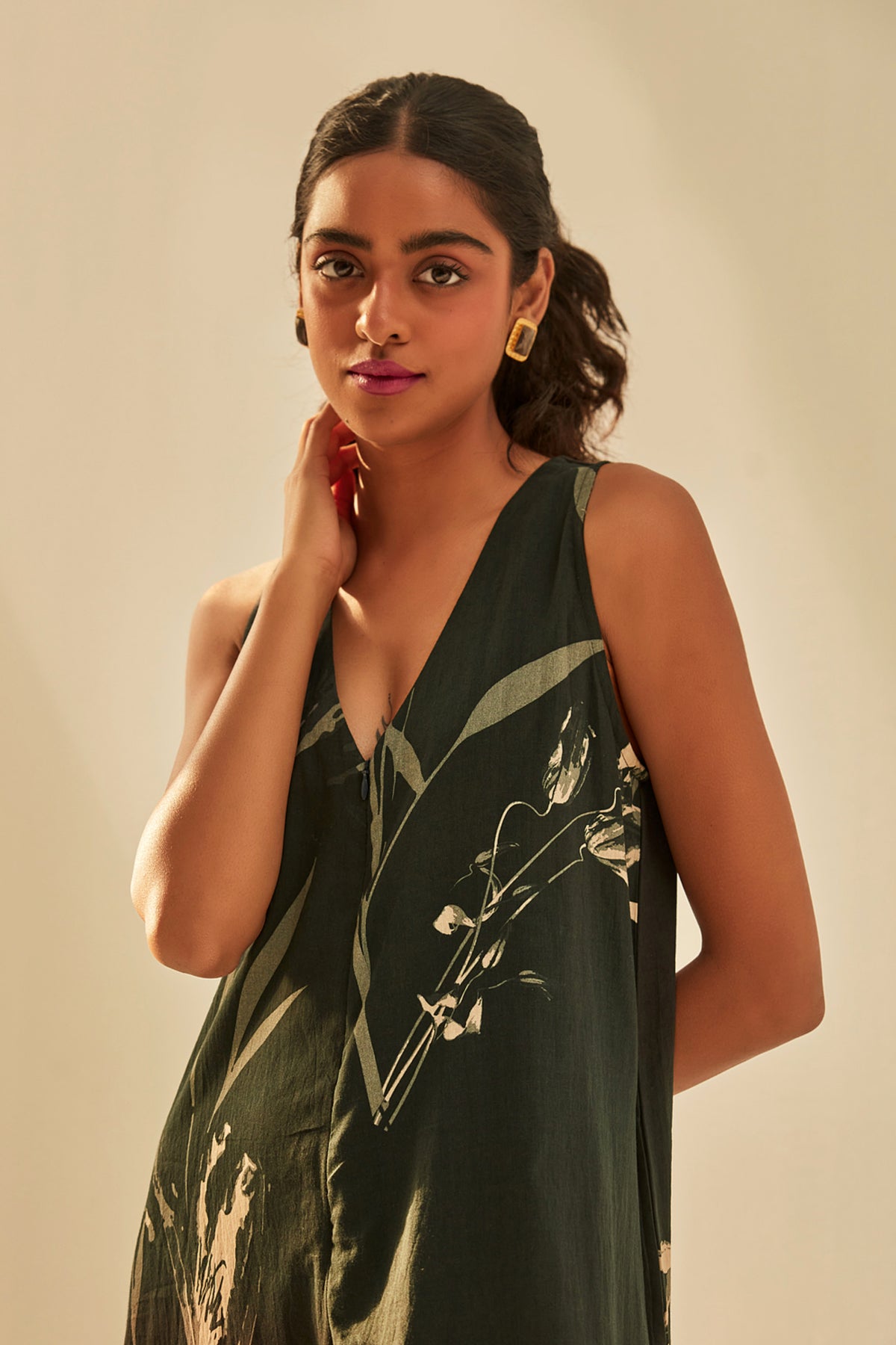 Twilight Black Green Jumpsuit