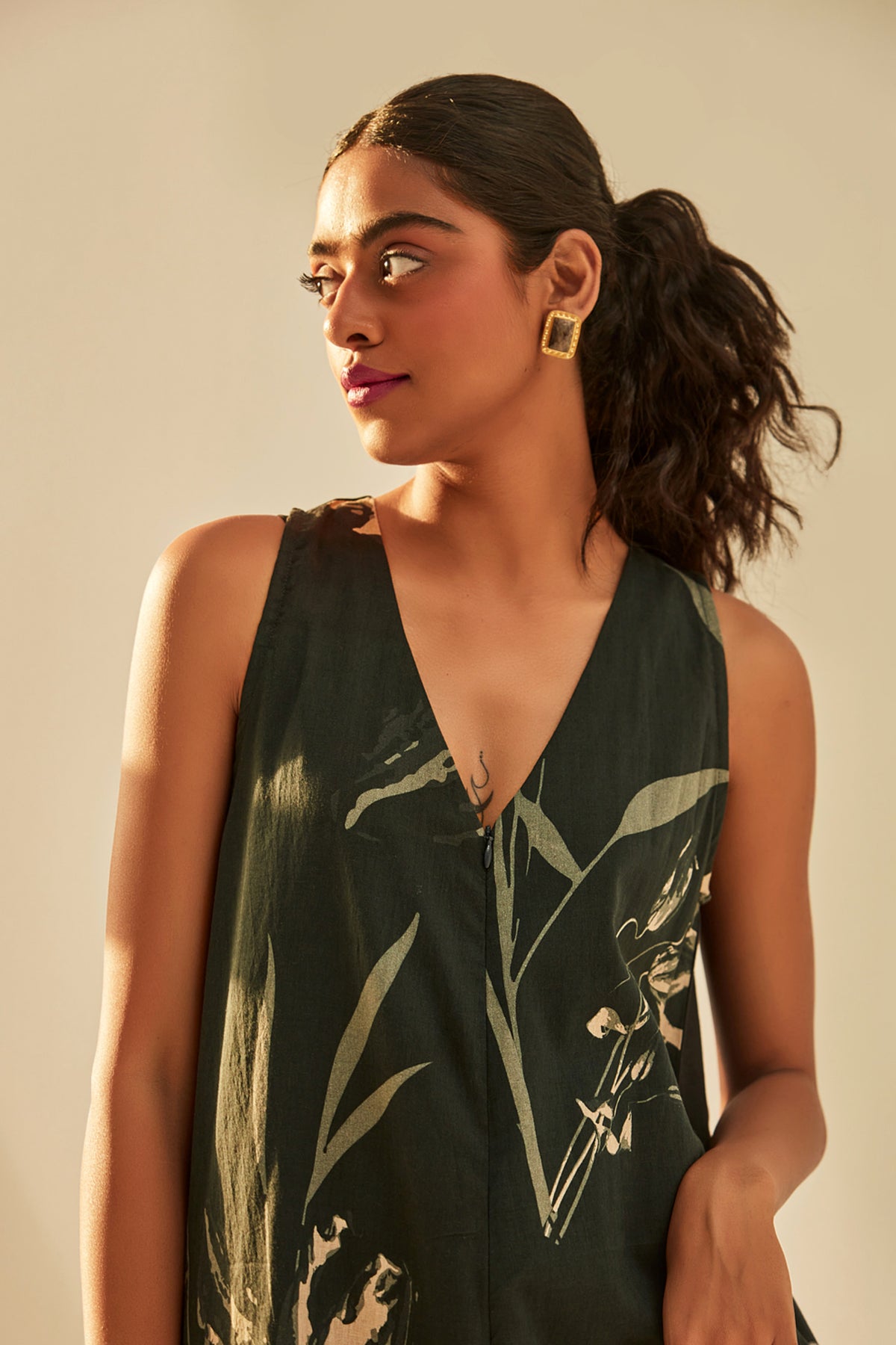 Twilight Black Green Jumpsuit
