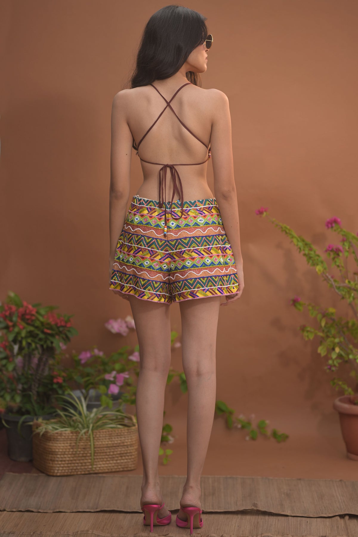 Marrakesh Embriodered Gypsy Shorts