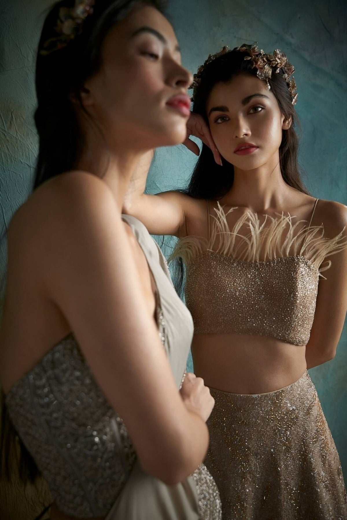 Nude Natasha Lehenga Set