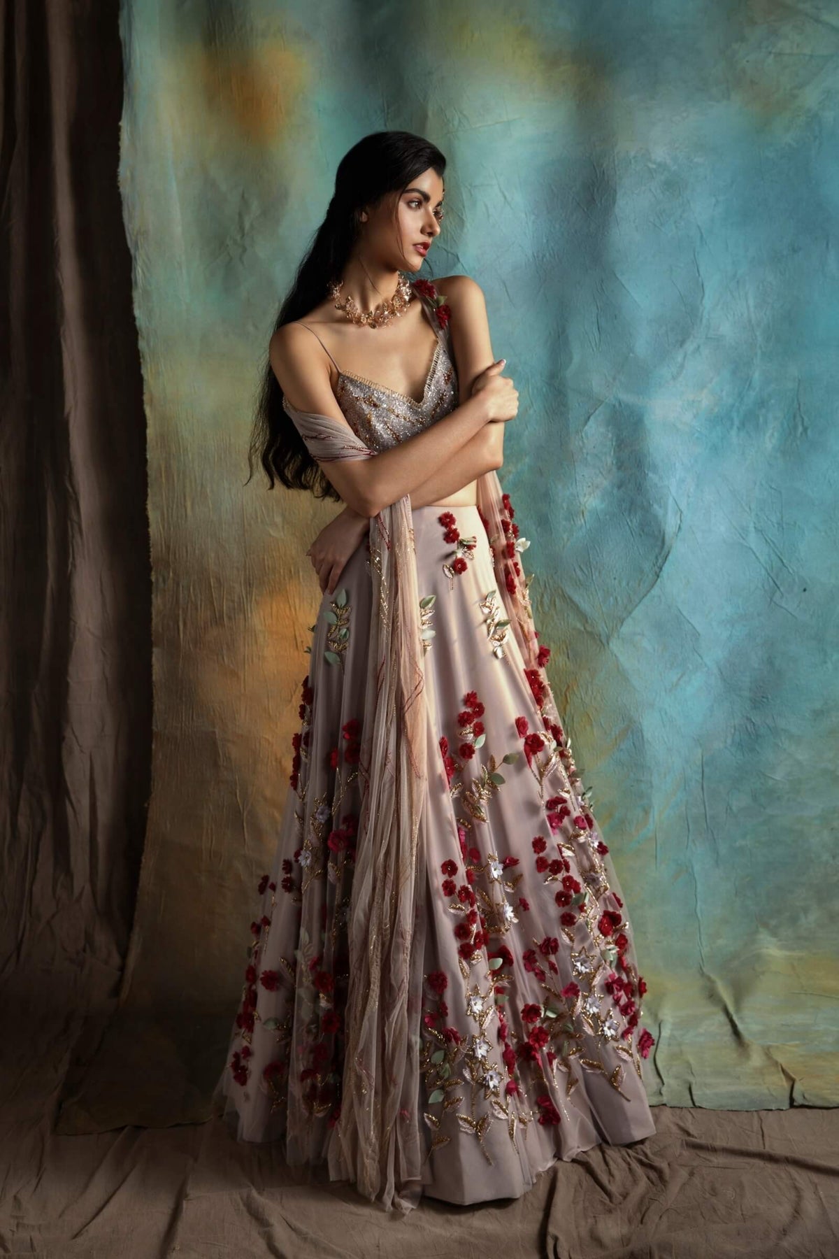 Pink Petunia Lehenga Set