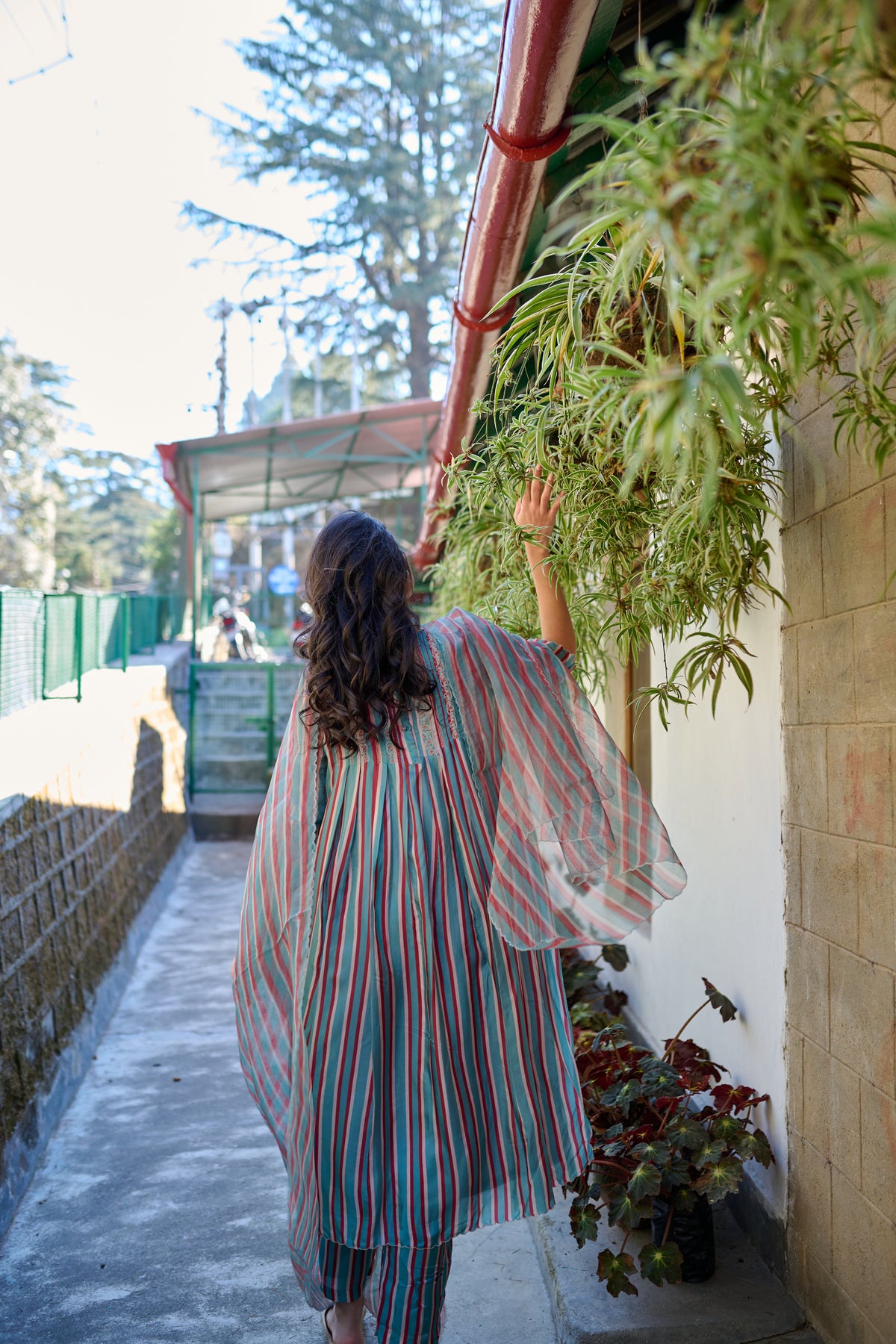 Hand embroidered dress