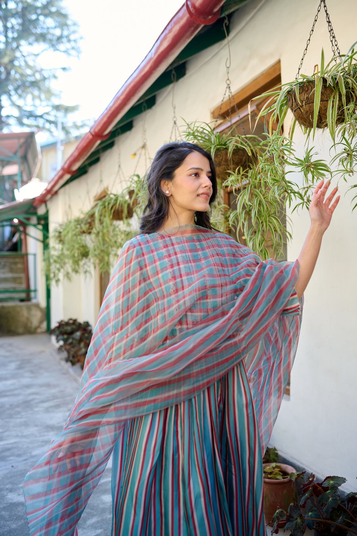 Hand embroidered dress