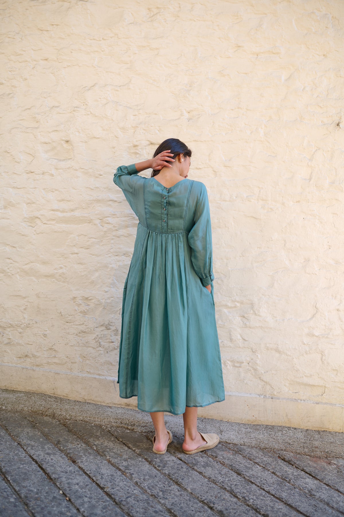 Hand embroidered dress