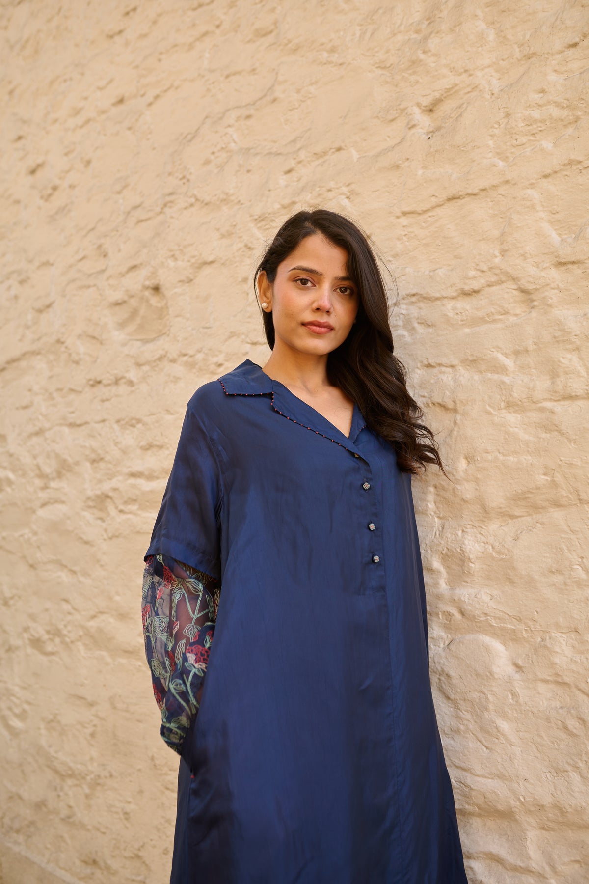 Hand embroidered dress