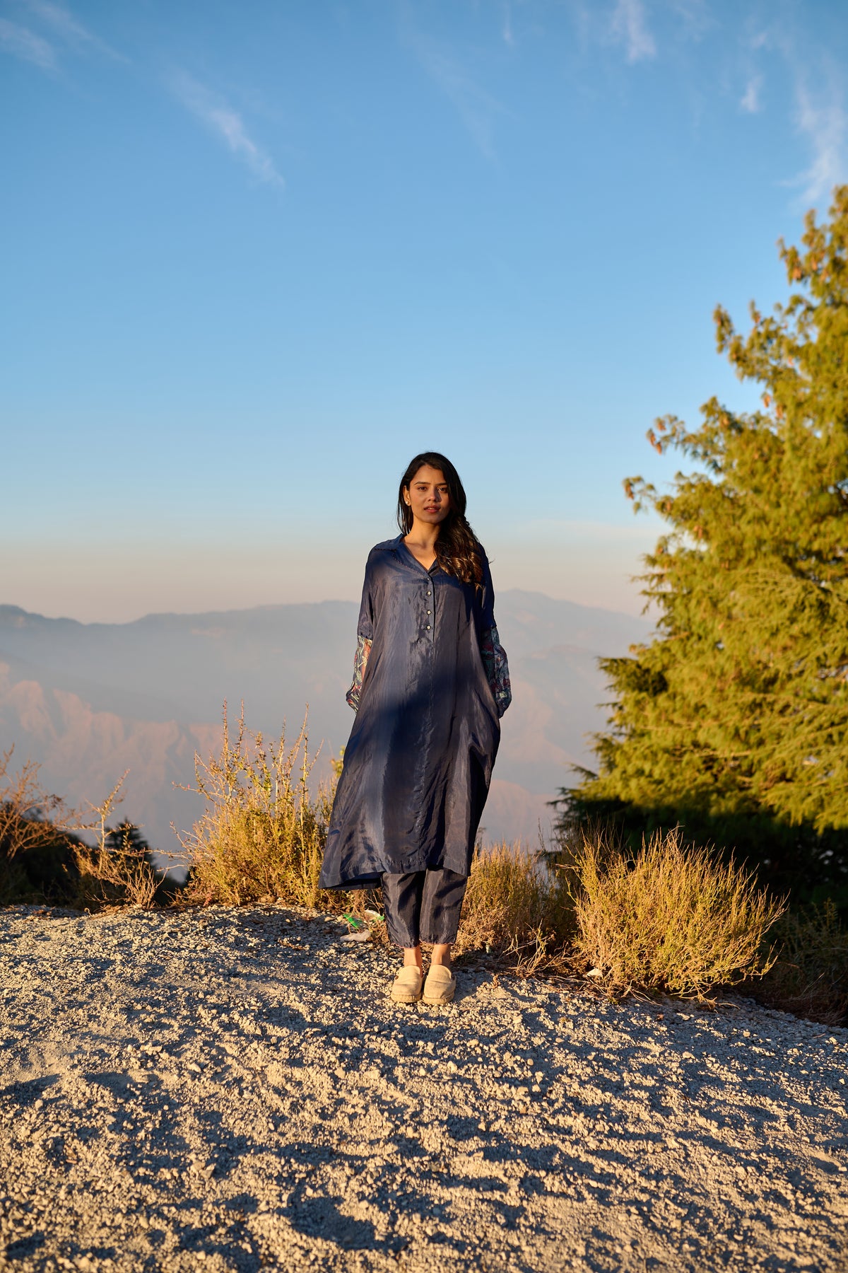 Hand embroidered dress