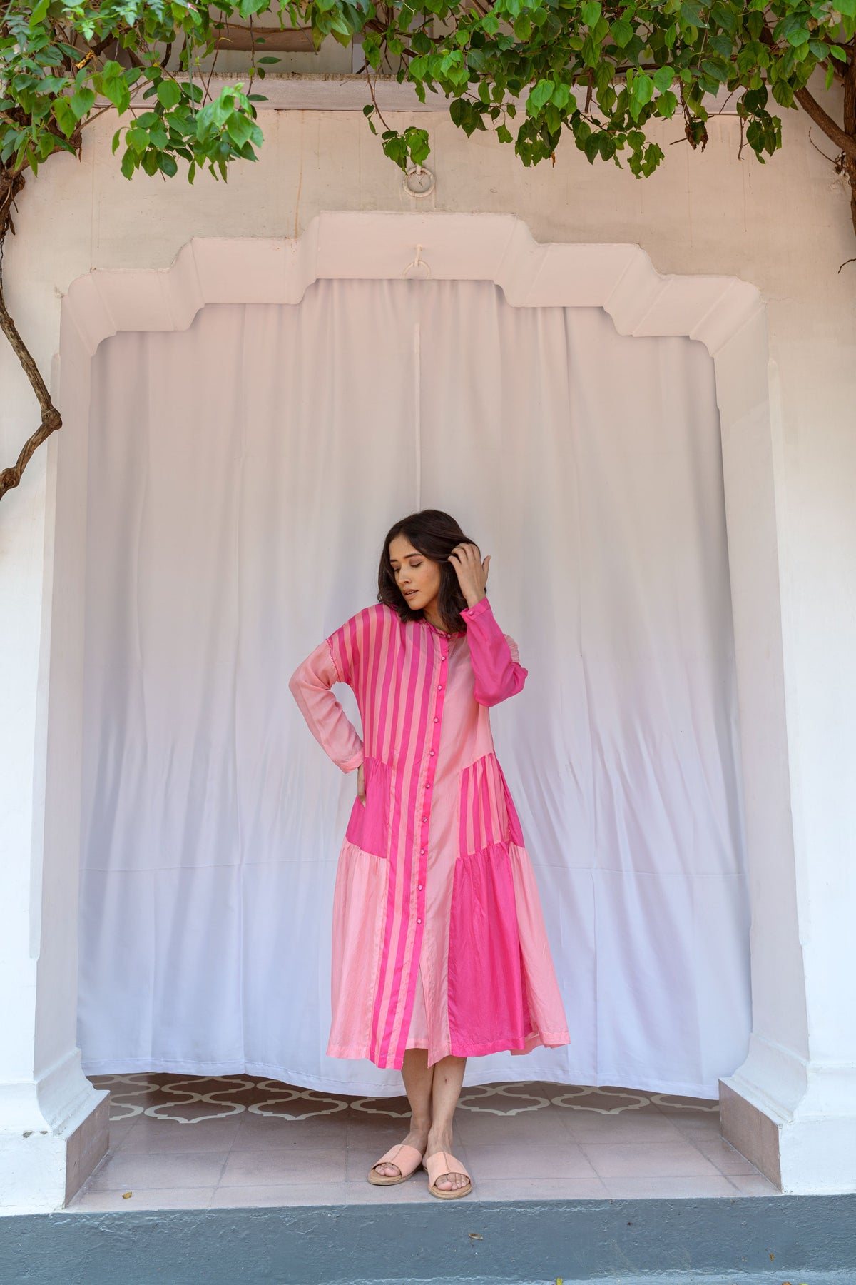 Color Blocked Dress
