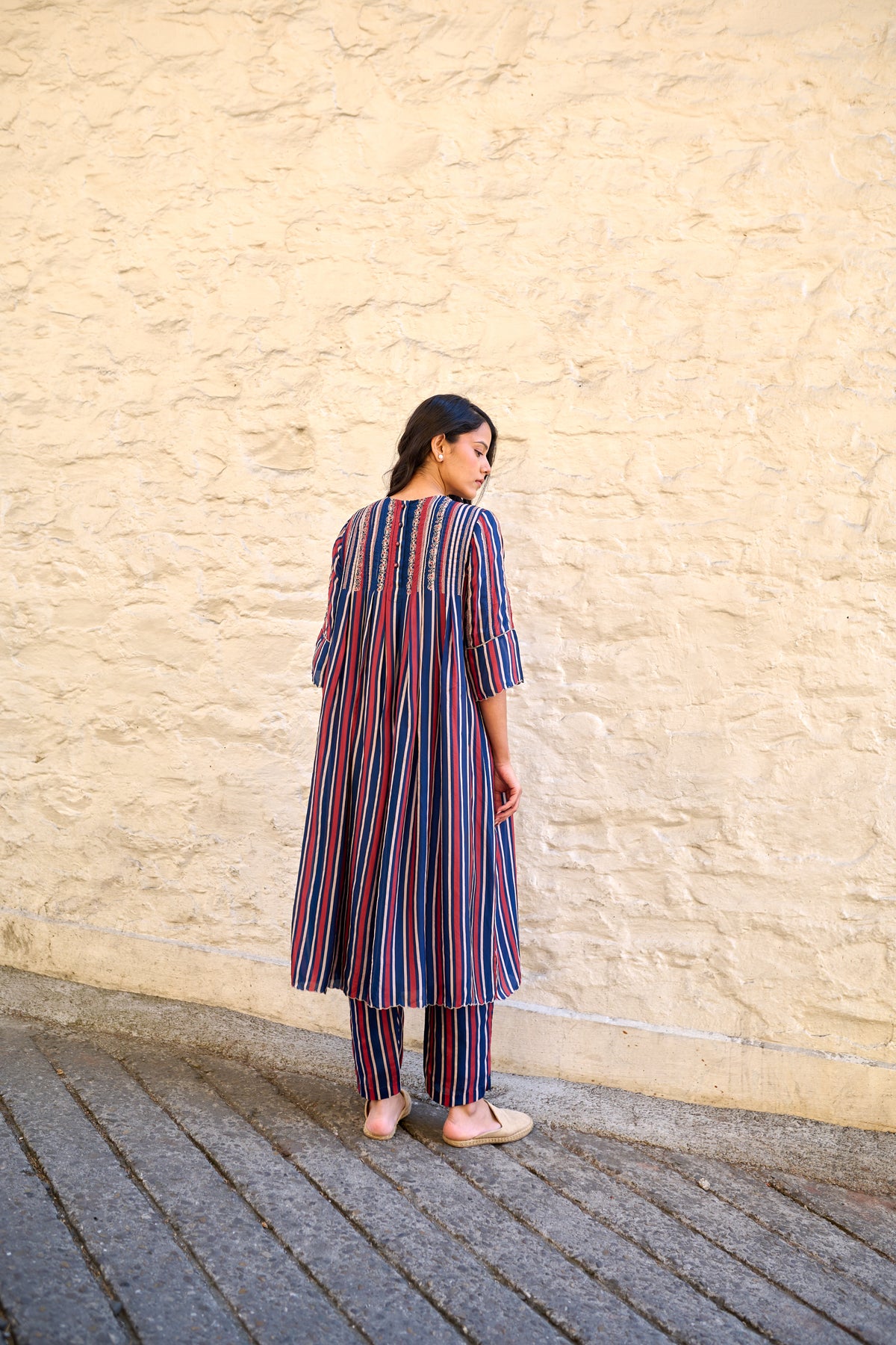 Hand embroidered dress