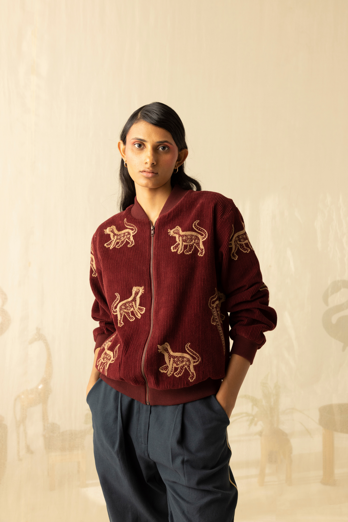 Ruby Flamingo Bomber