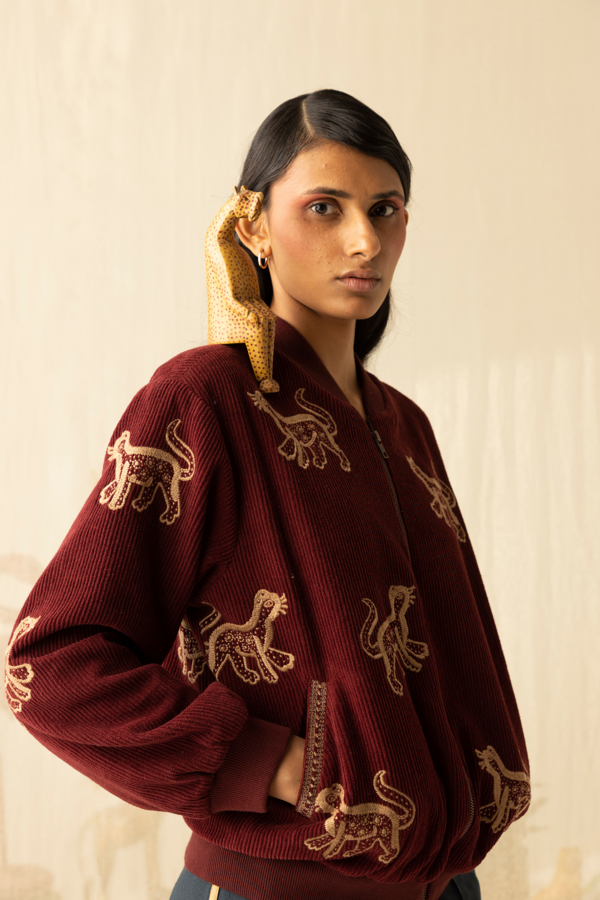 Ruby Flamingo Bomber