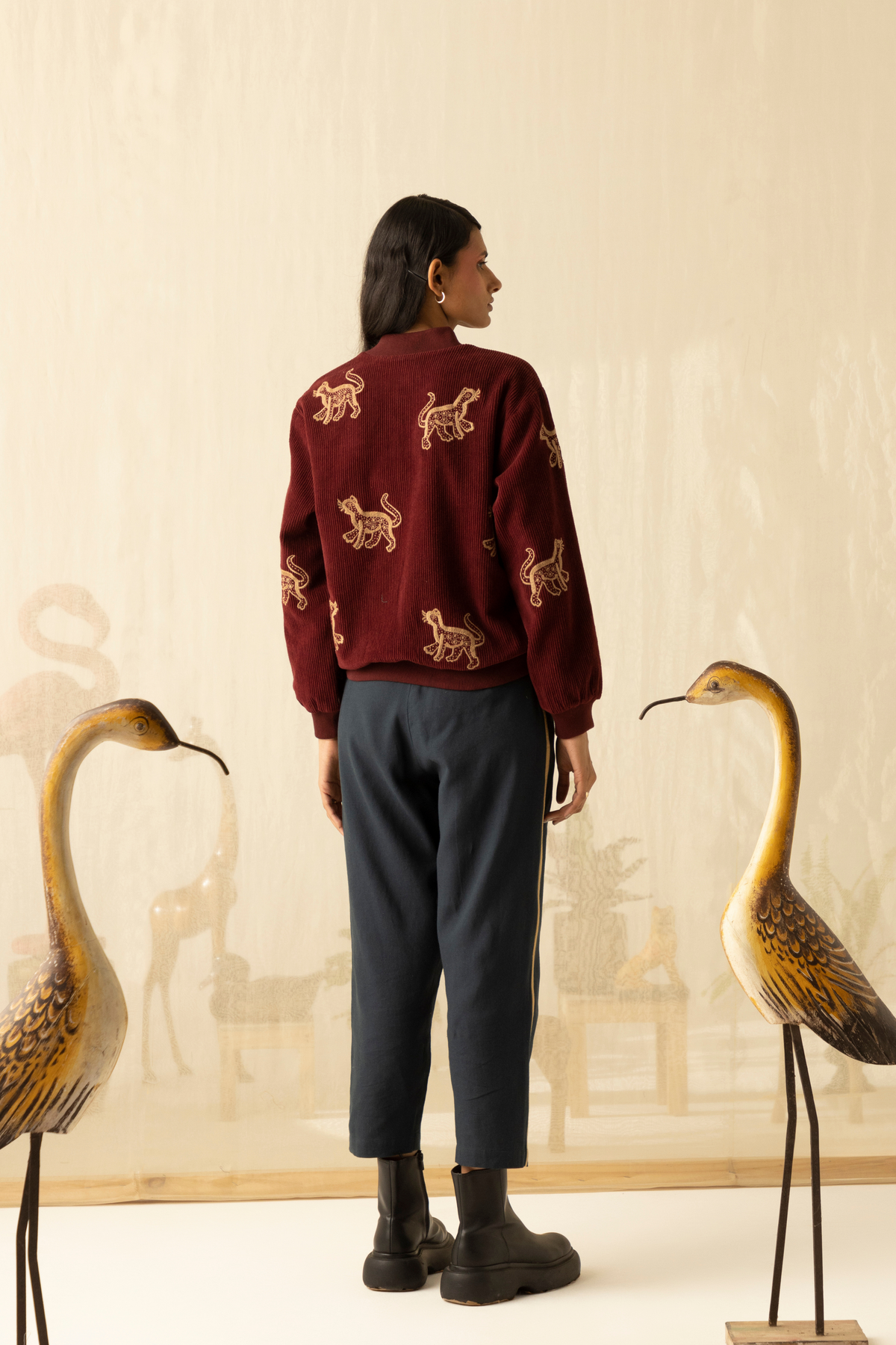 Ruby Flamingo Bomber