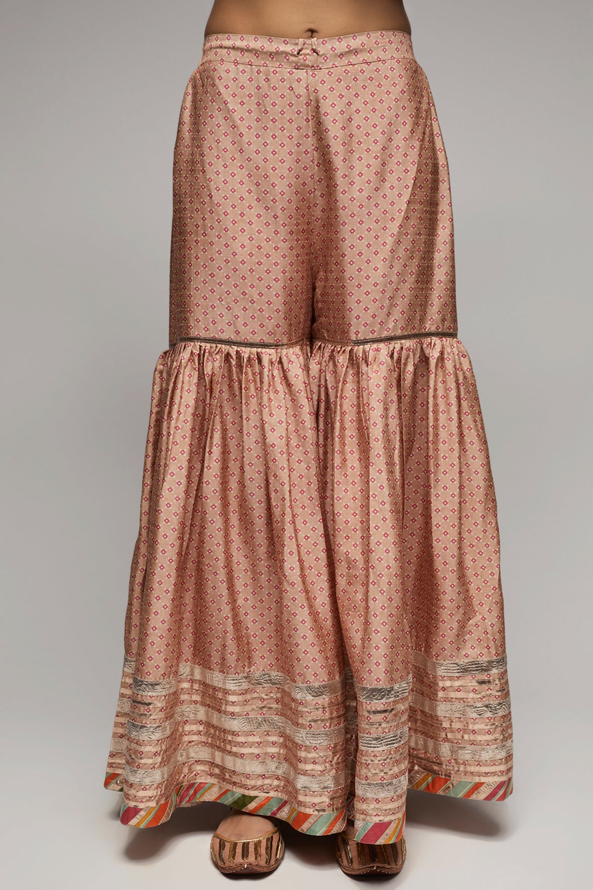 Tilla Pink Short Garara Set