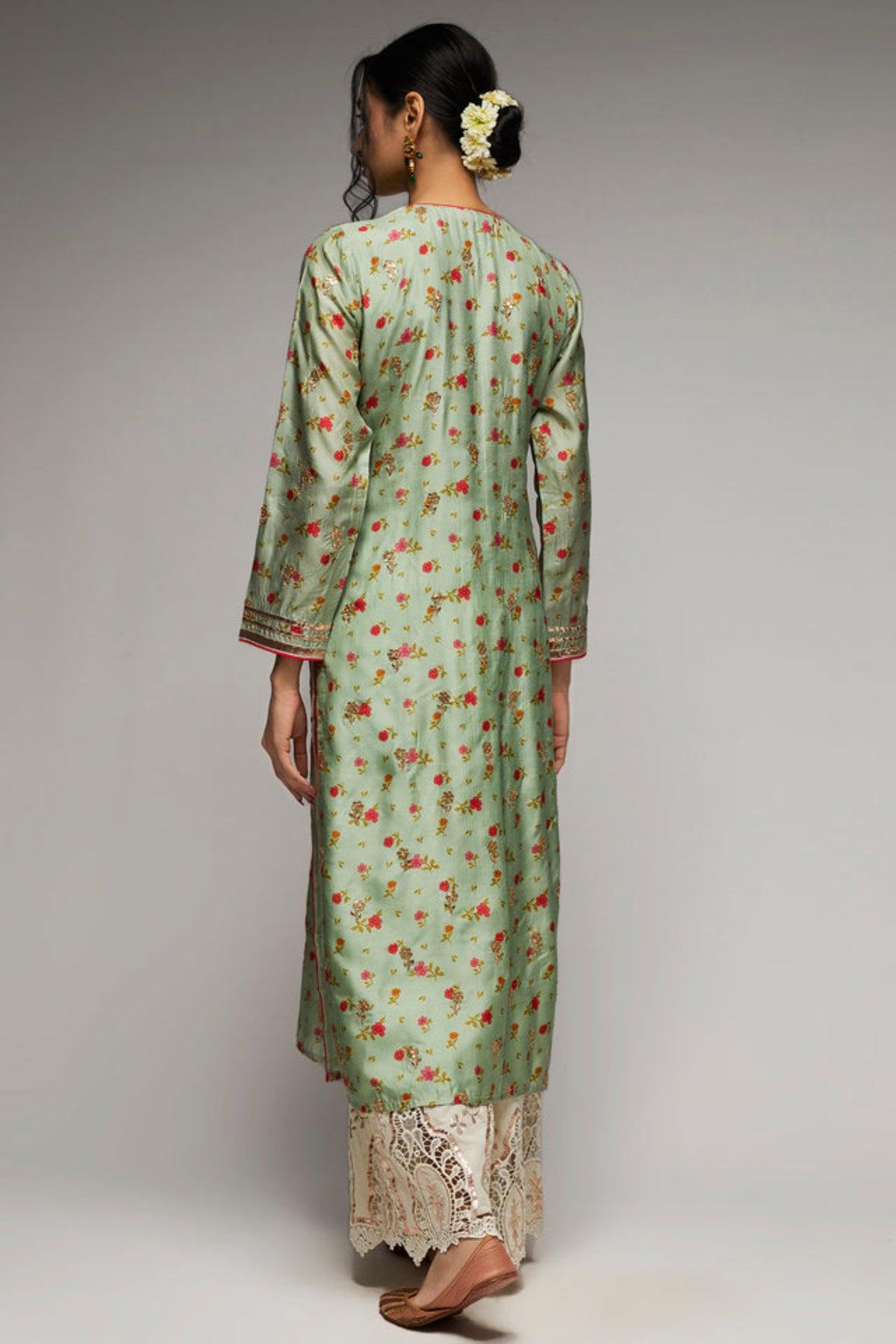 Rashida Blue Tunic Palazzo Set