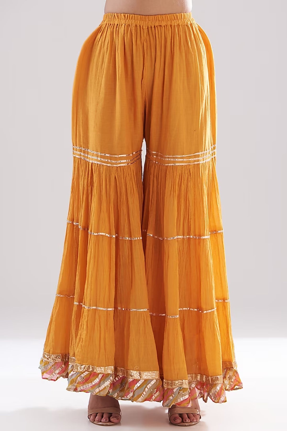 Rashida Peplum Sharara Set