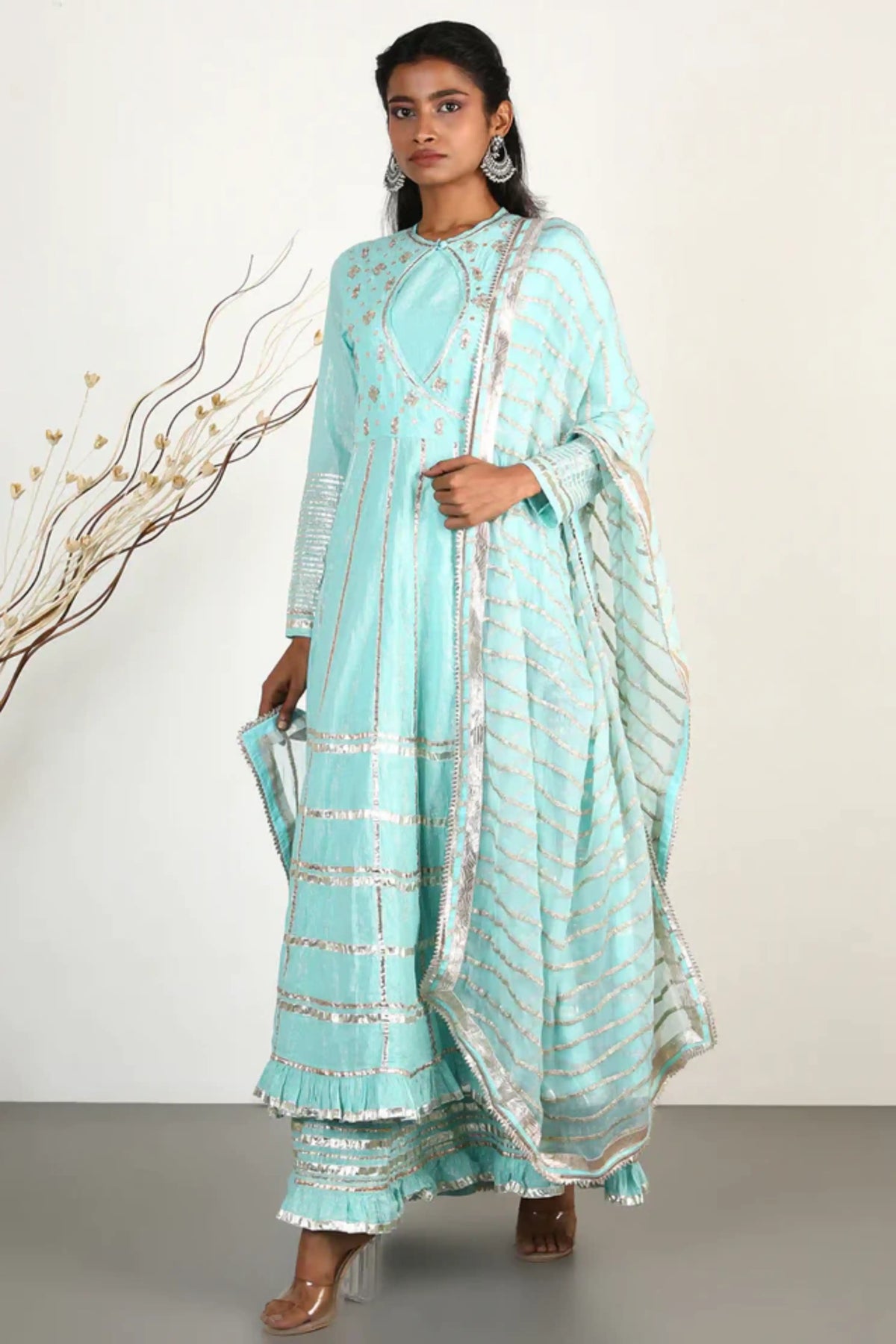 Sitara anarkali sharara set