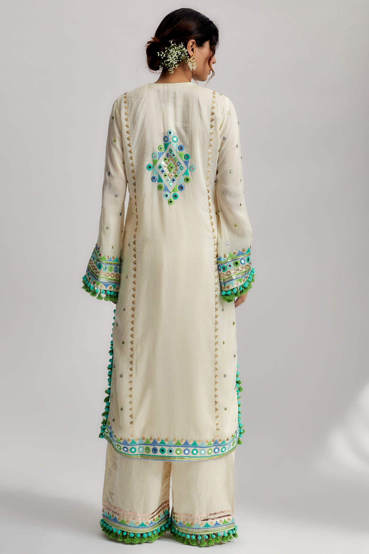 Nishika Long Kurta With Palazo