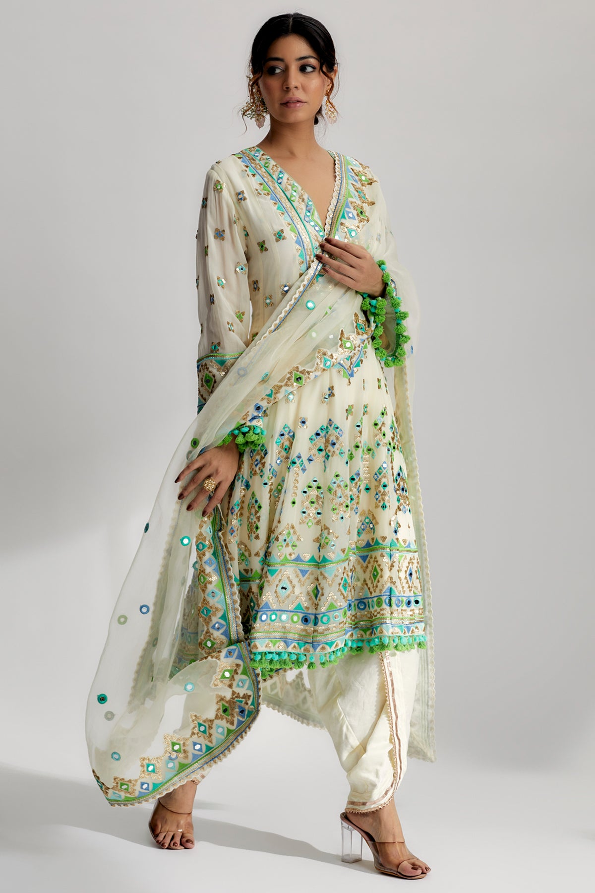 Priyal Anarkali Dhoti Set
