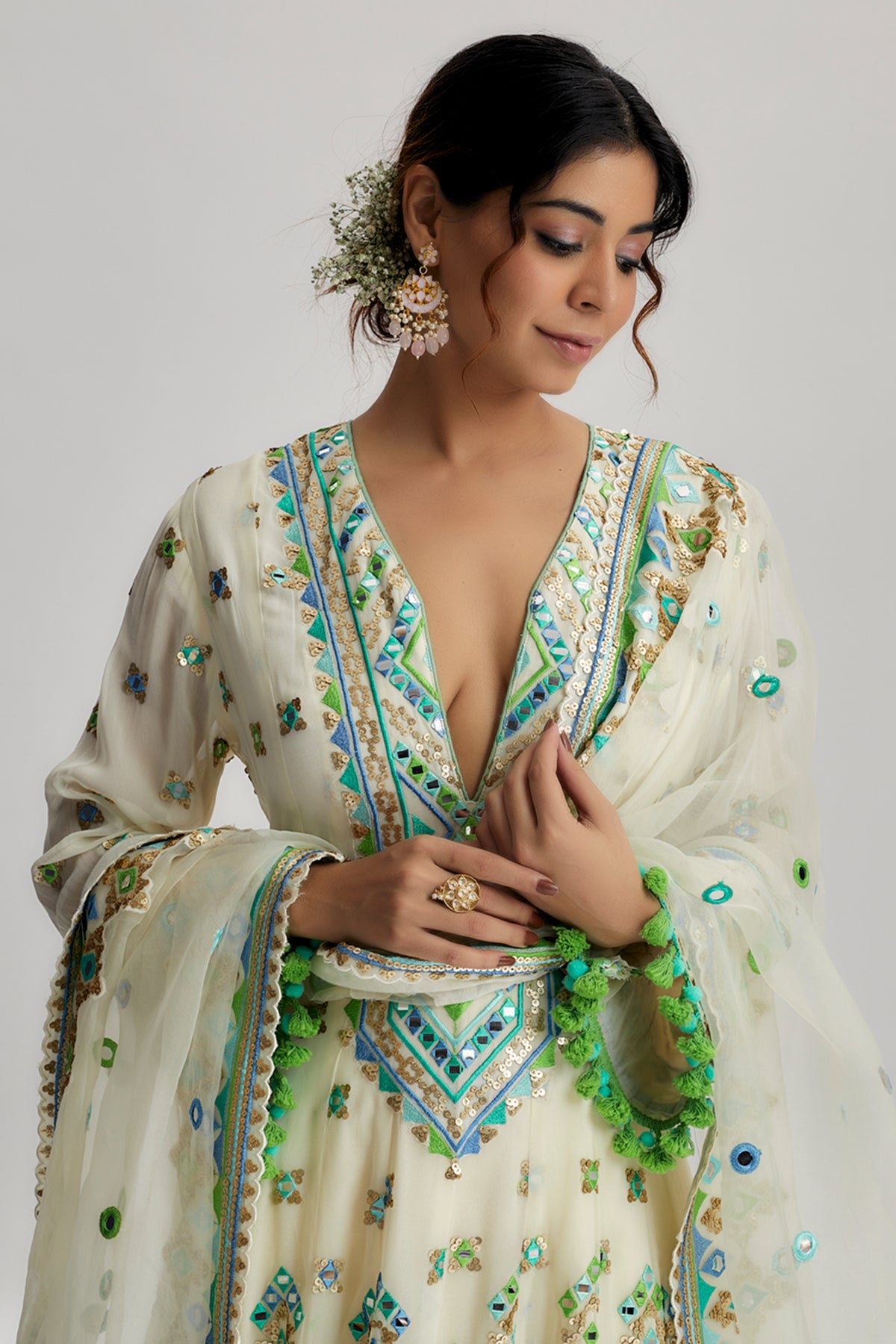 Priyal Anarkali Dhoti Set