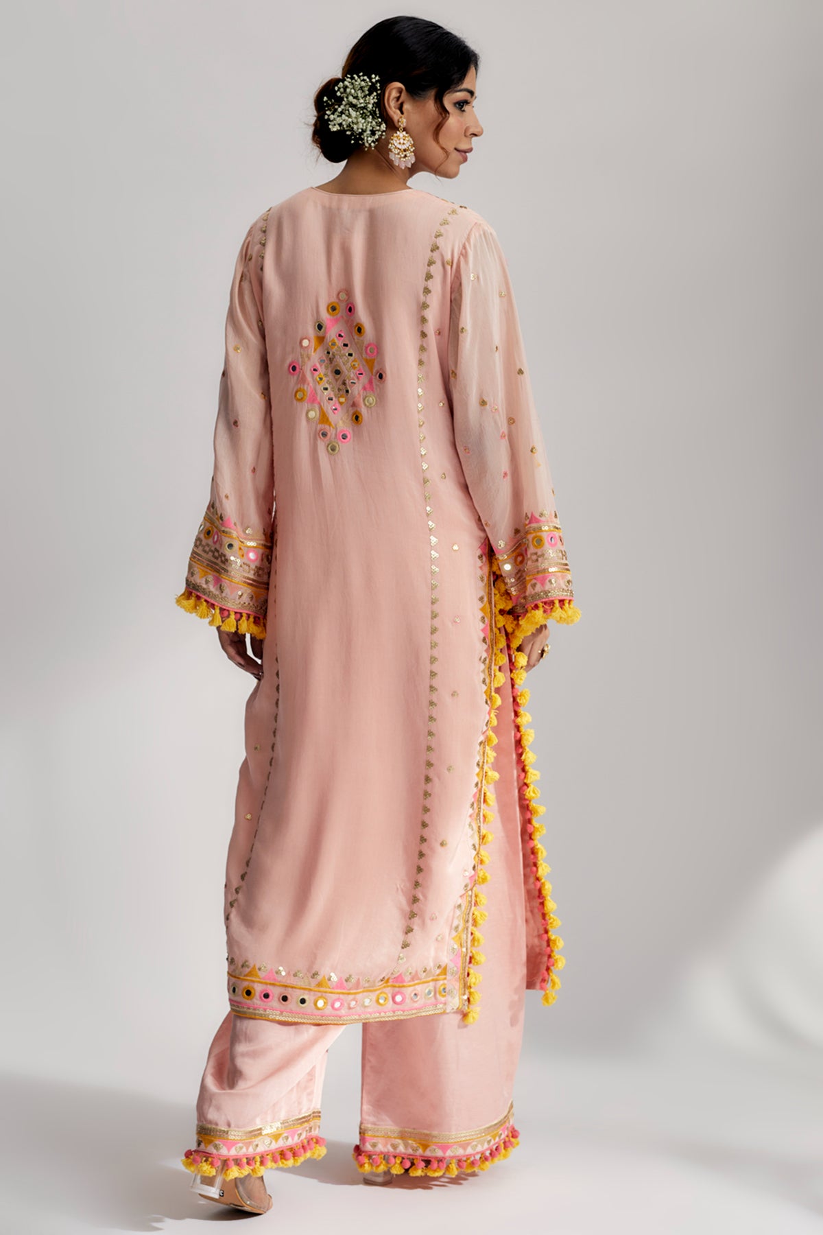 Nishika Long Kurta With Palazo