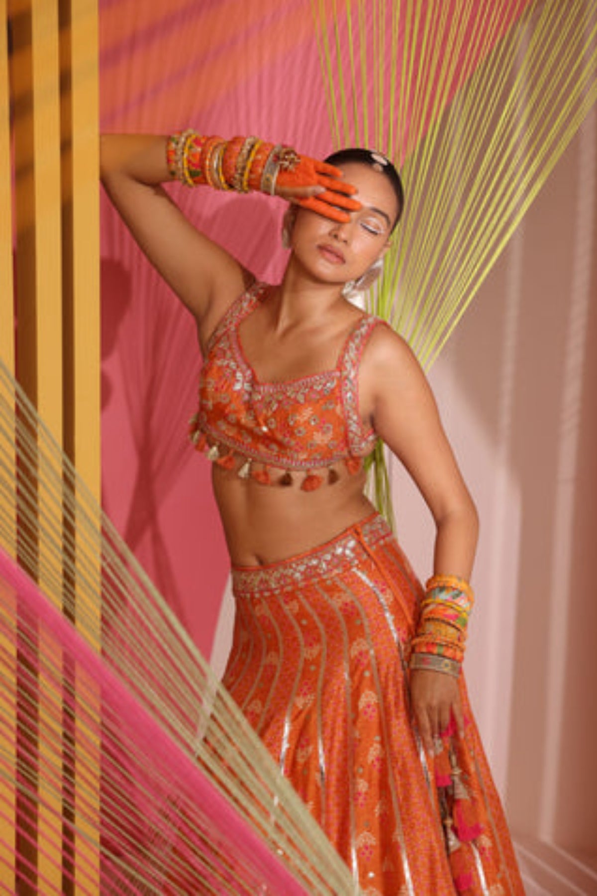 Tilla Lehenga Set