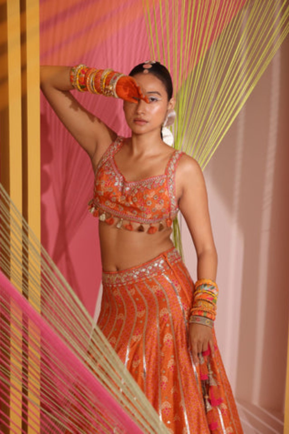 Tilla Lehenga Set