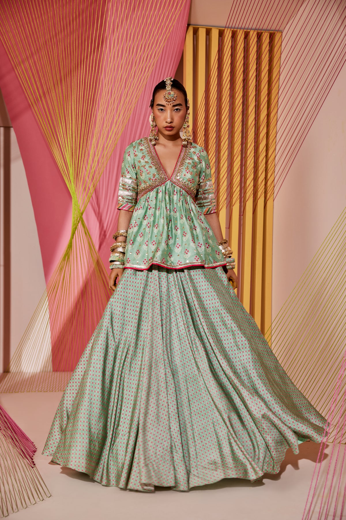 Tilla Peplum With Victorian Skirt