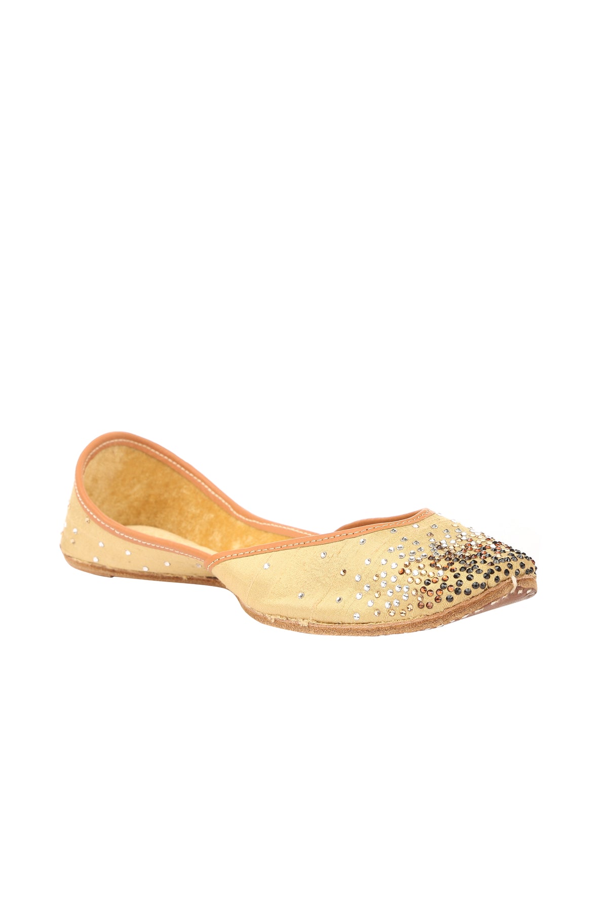 Night sky jutti in gold