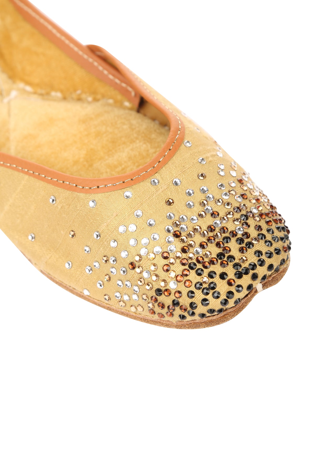 Night sky jutti in gold