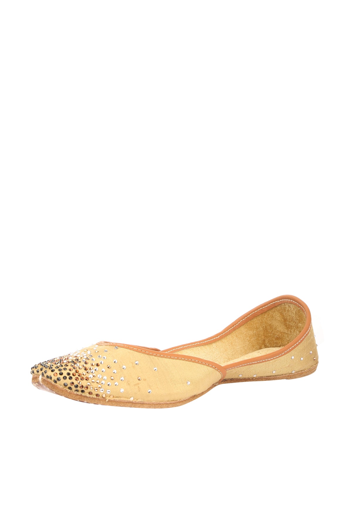 Night sky jutti in gold