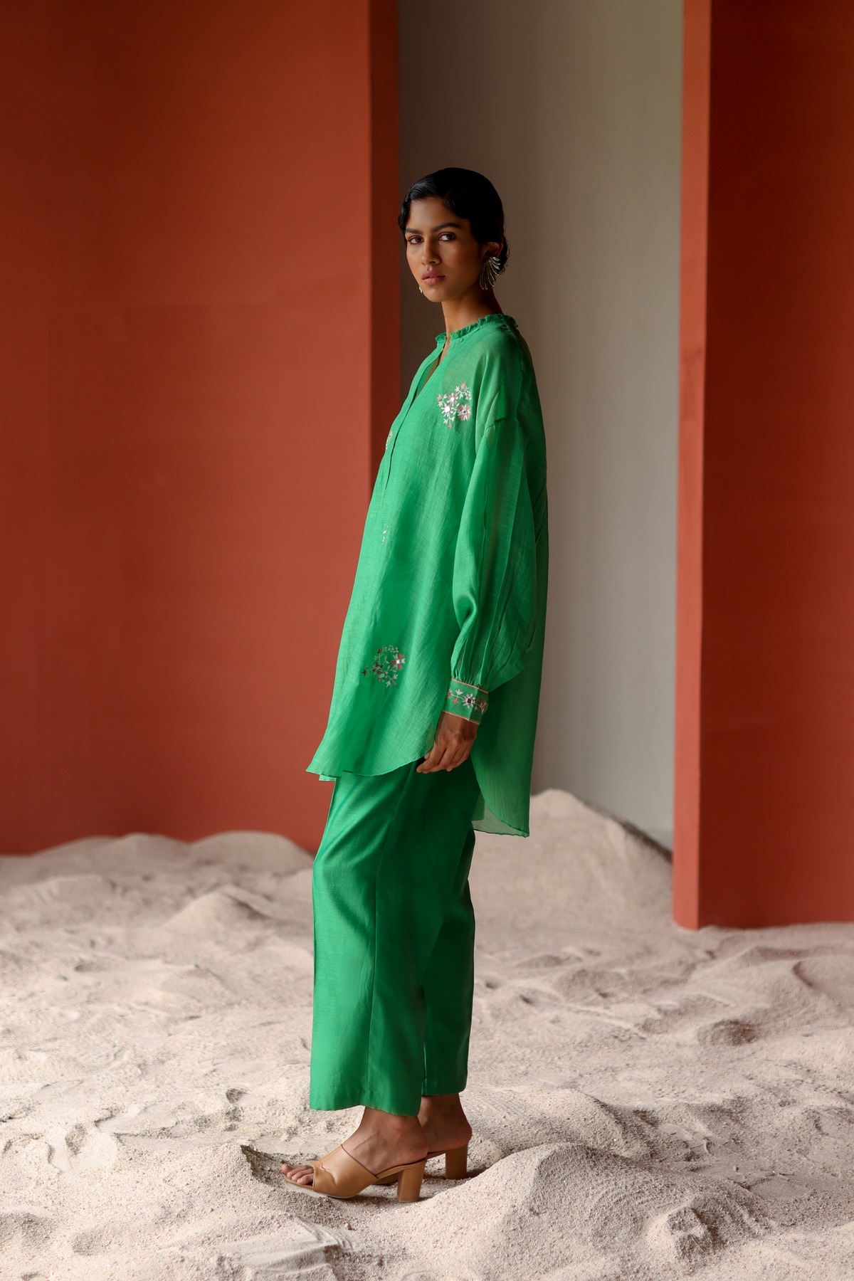 Green Ruvee Co-ordinated Set