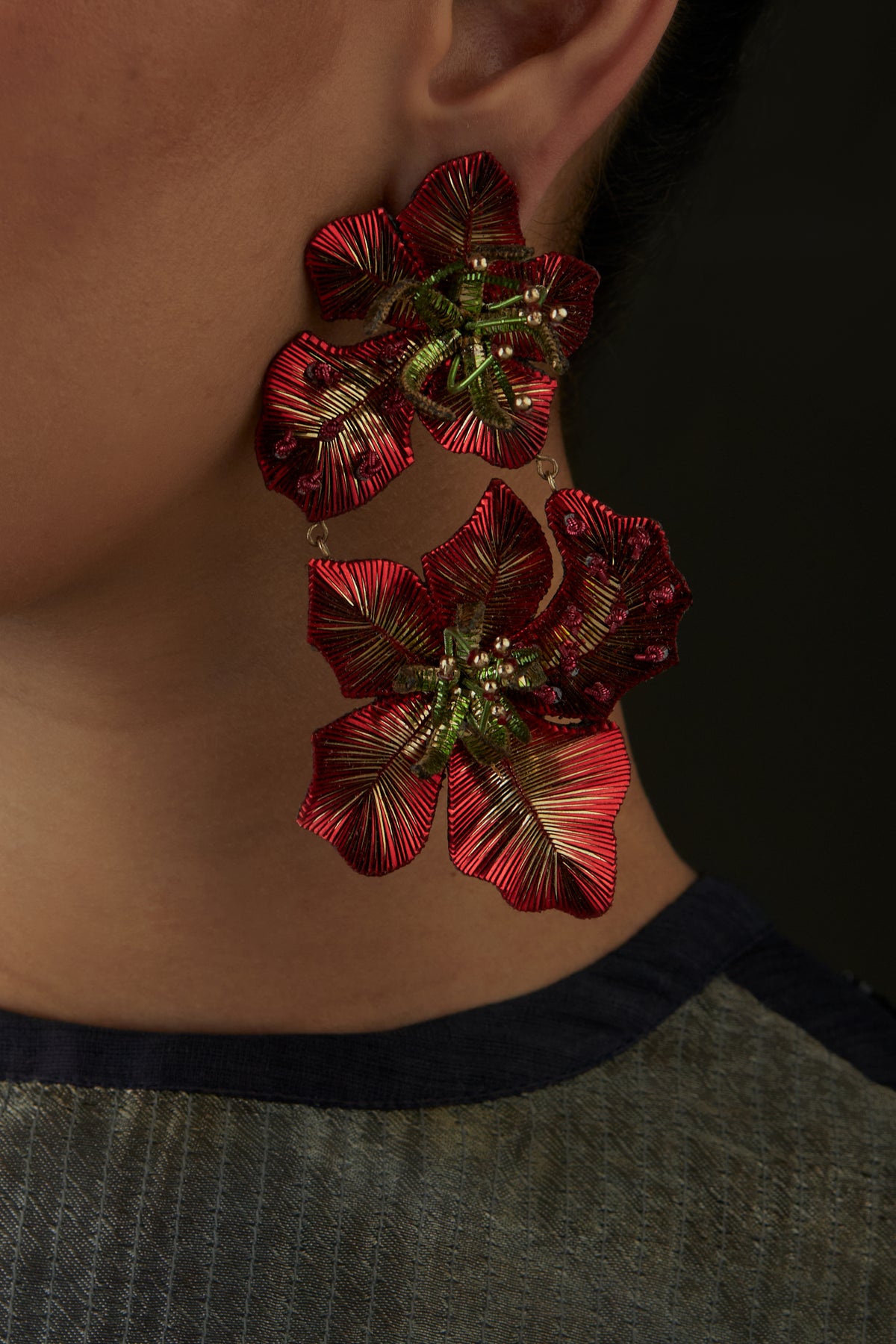 Gulmohar Grand Duo Earrings