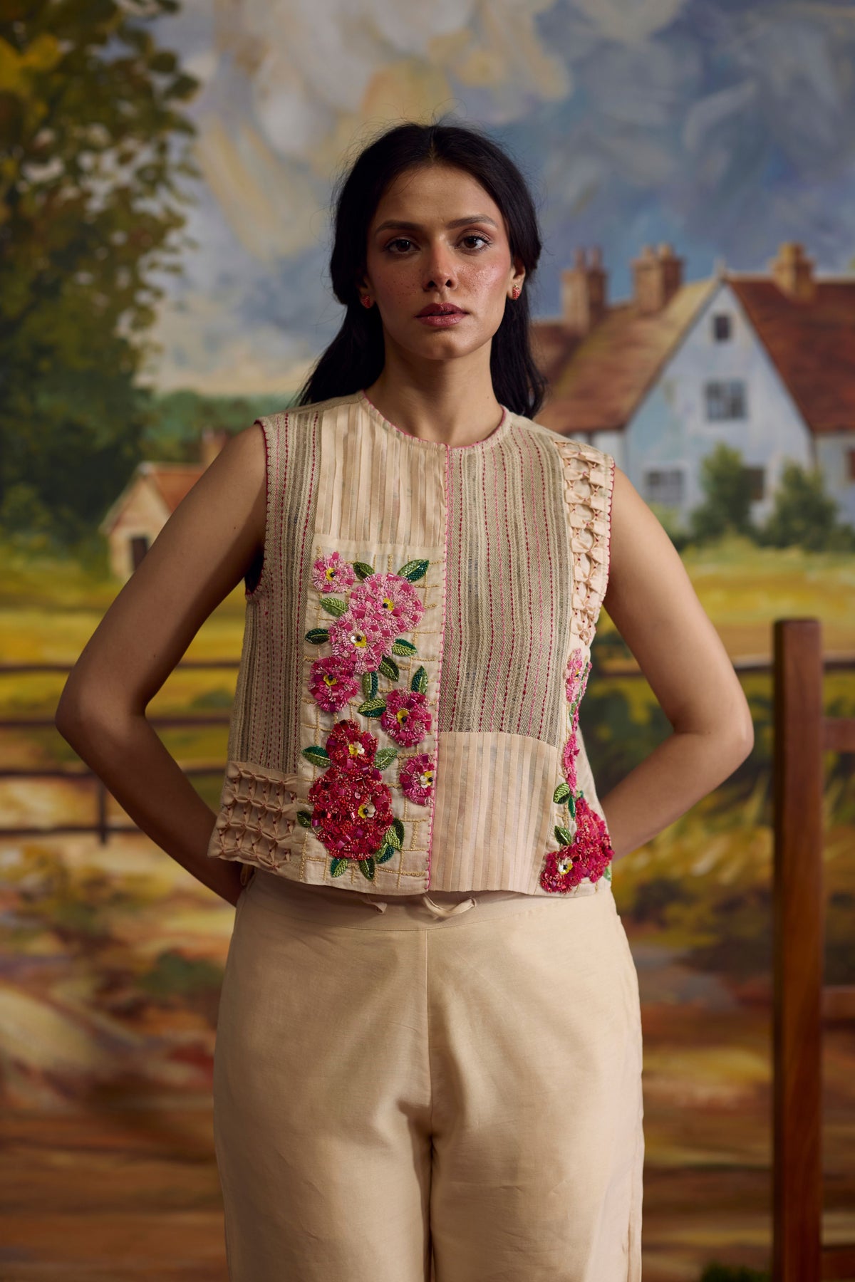 Sorbet Floral Waist Coat