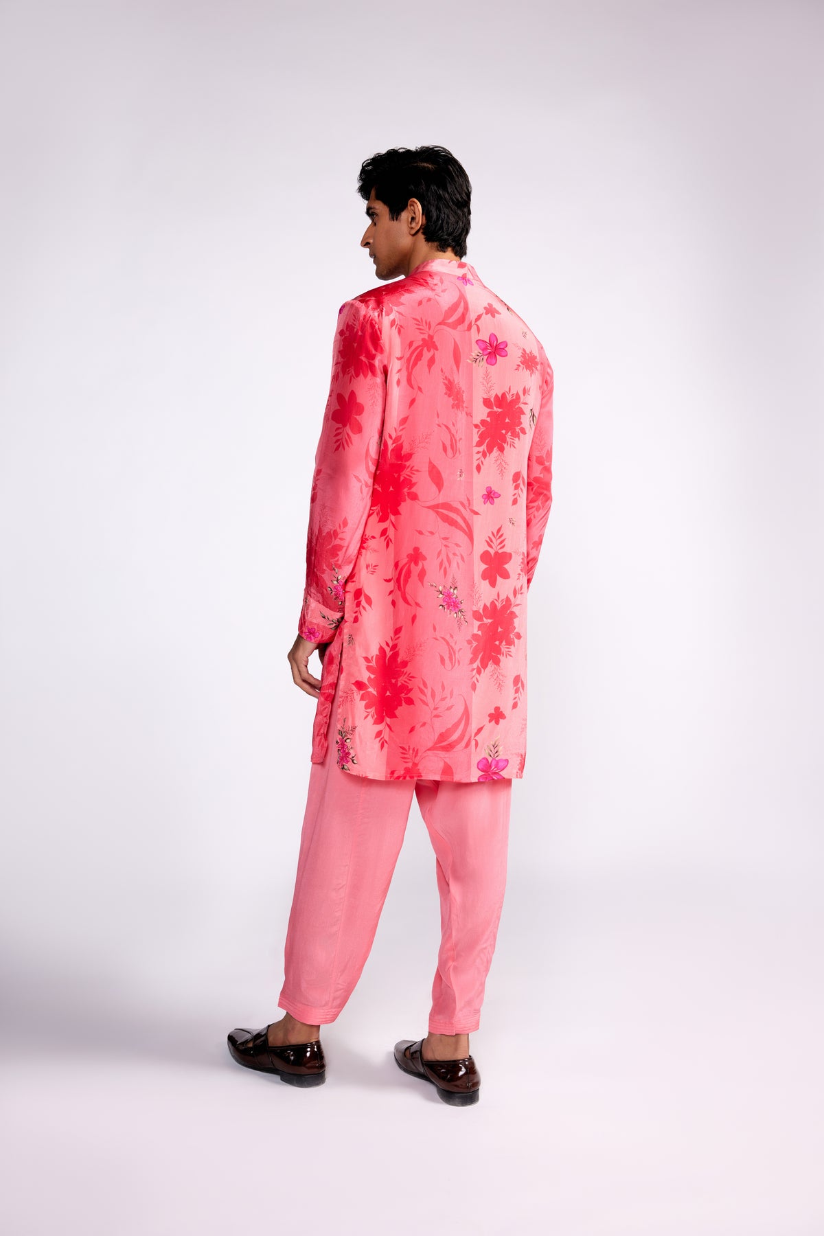 Pink Printed Kurta