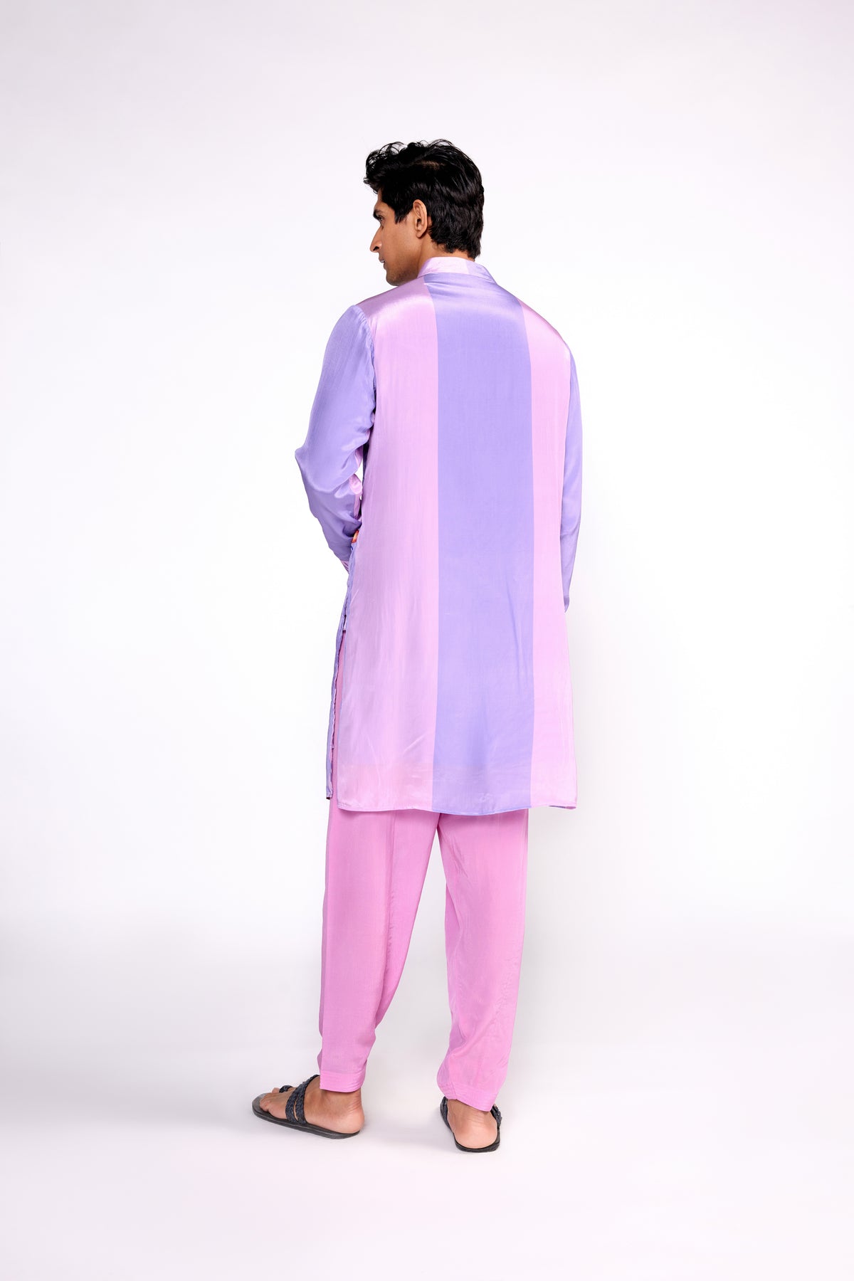 Lilac Colour Printed Kurta