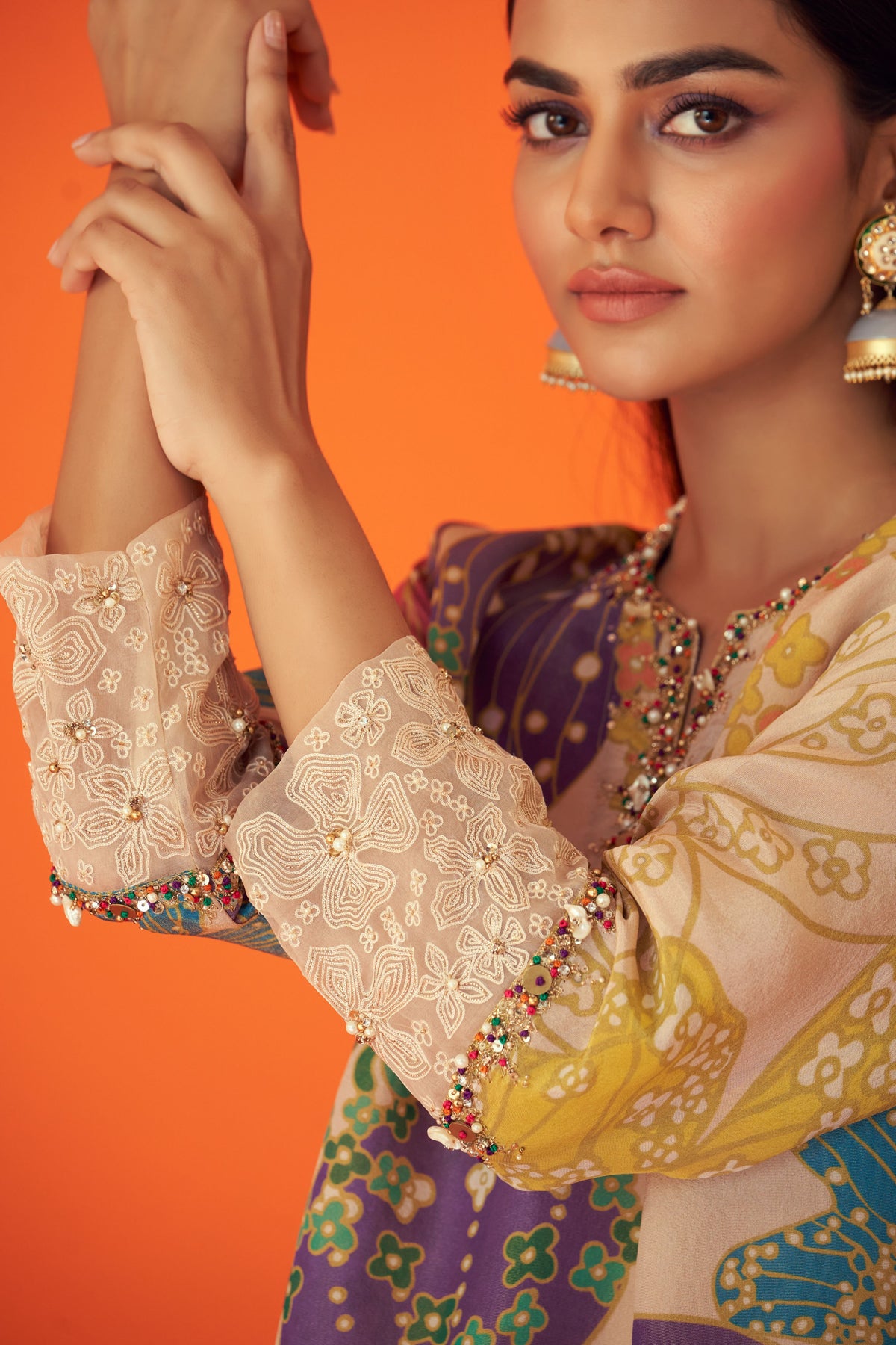Floral Ethnic Kurta Set
