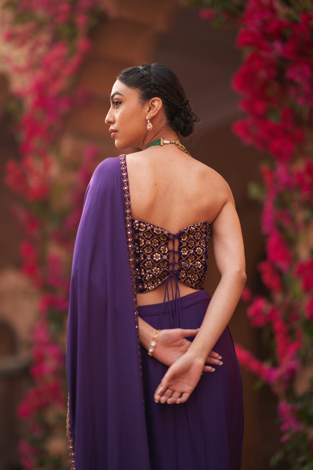 Jamuni Saree With Corset