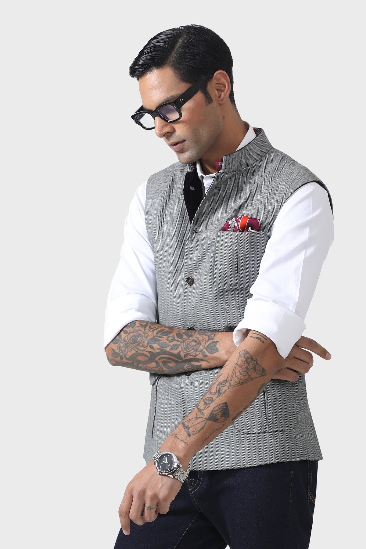 Refined Three-patch Pocket Waistcoat