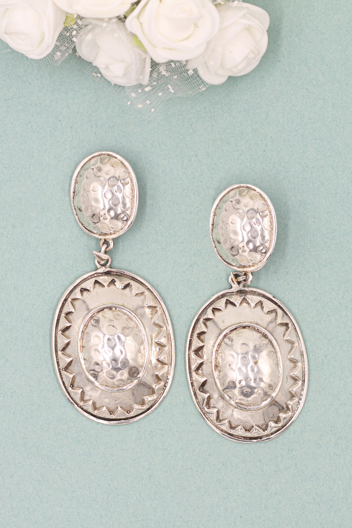 Drop Silver Earring